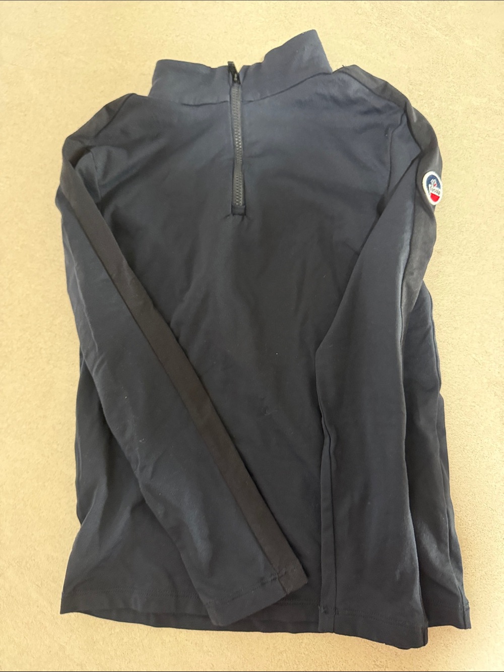Fusalp Navy Half-Zip Shirt Jacket kids